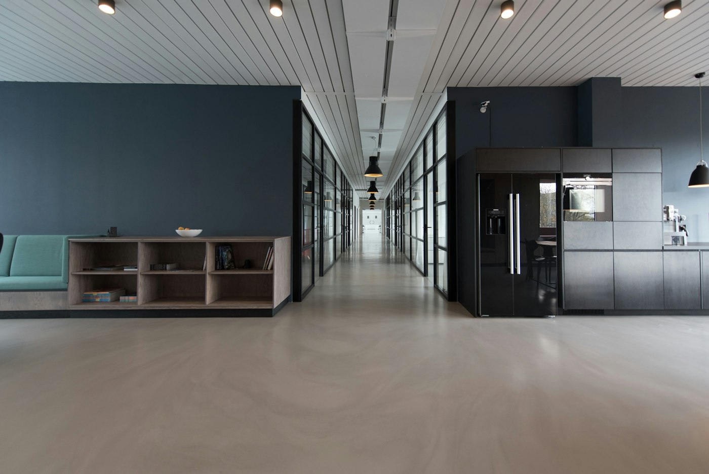 Bright professional office workspace